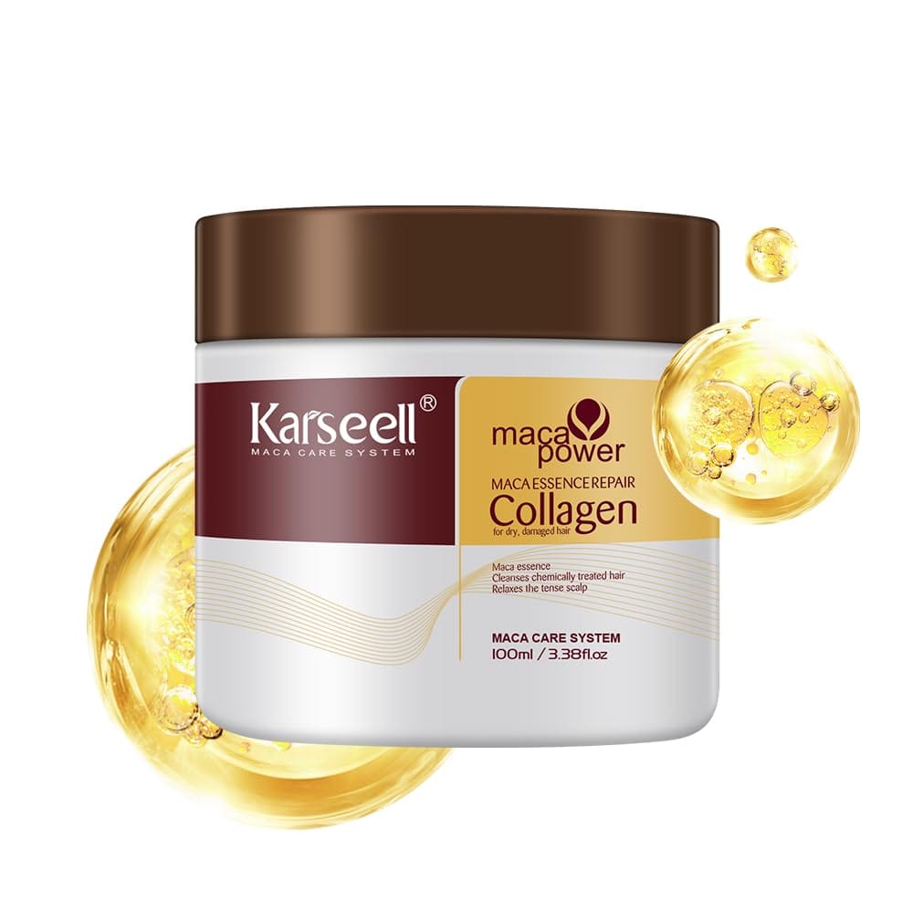 Karseell Maca Power Hair Essence Repair Collagen jar front view
