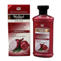 Wellice Professional Onion Anti Hair Loss Shampoo bottle and its red retail box, featuring red onion illustrations and a 400g net weight